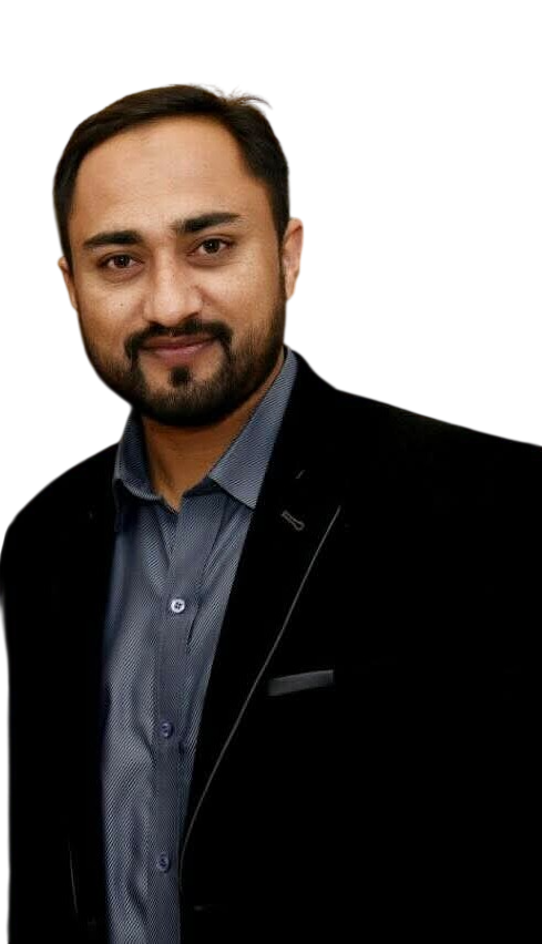 Dr. Allah Bakhsh with animal